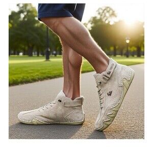 DBECK Waterproof Lightweight Handmade Suede High Top Boots Men EU 48 US 14